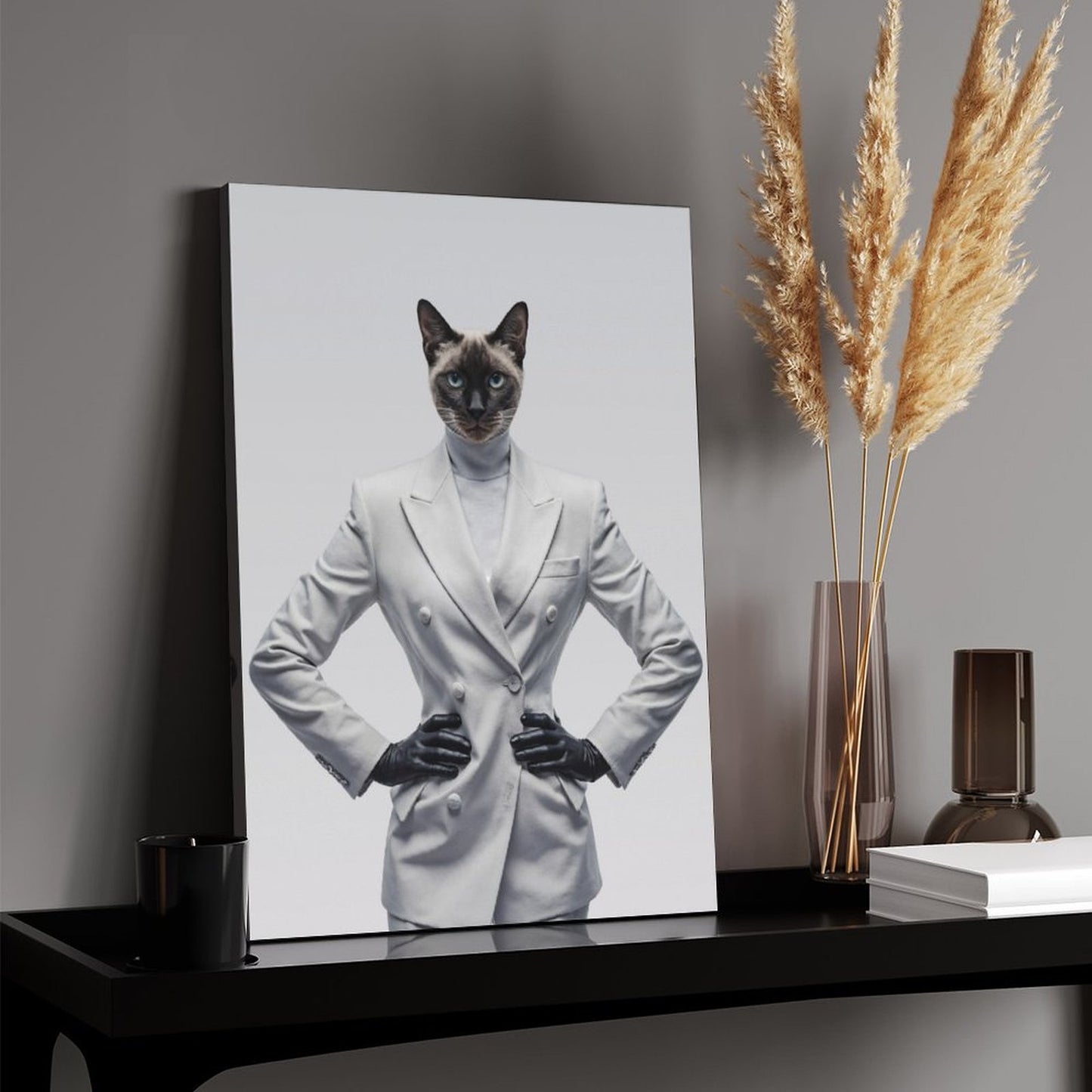 Fashion Show Model - Custom Pet Portrait With Your Photo