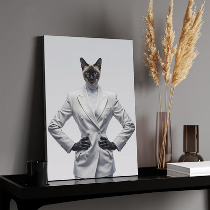 Fashion Show Model - Custom Pet Portrait With Your Photo