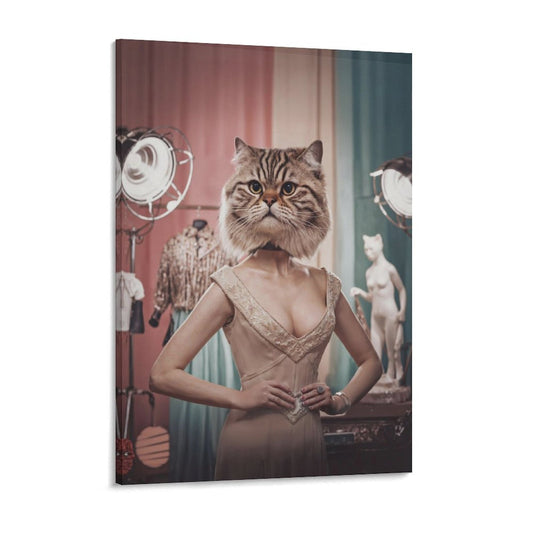 Female Superstar - Custom Pet Portrait With Your Photo