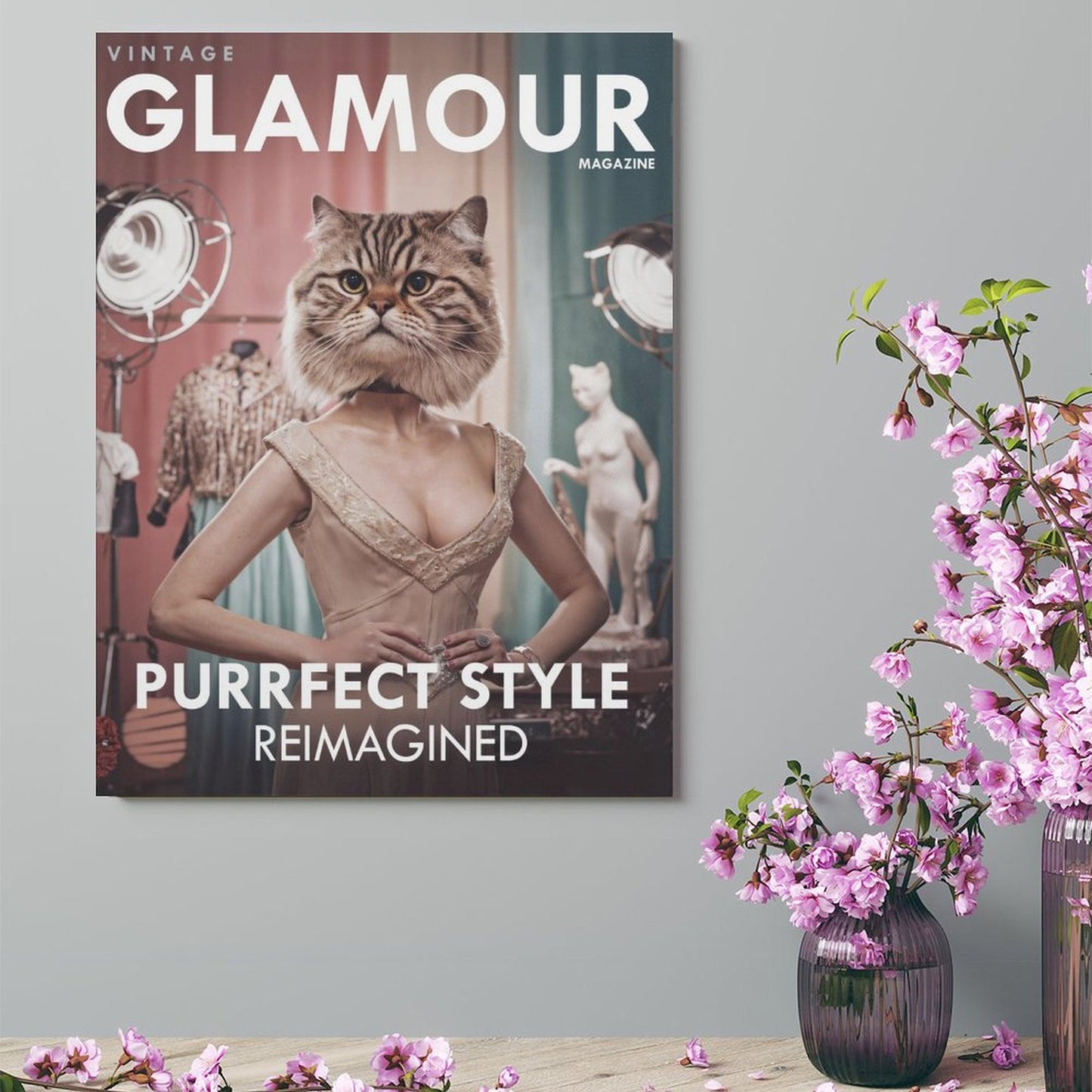Female Superstar - Custom Pet Portrait With Your Photo
