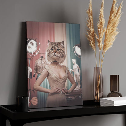 Female Superstar - Custom Pet Portrait With Your Photo