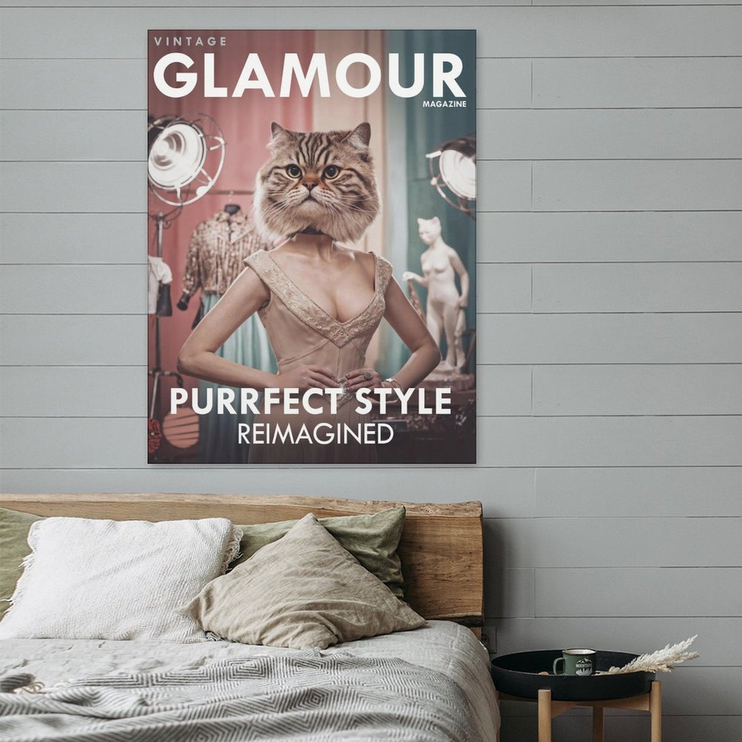 Female Superstar - Custom Pet Portrait With Your Photo