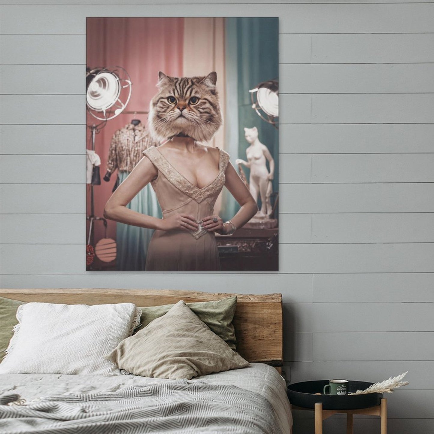 Female Superstar - Custom Pet Portrait With Your Photo