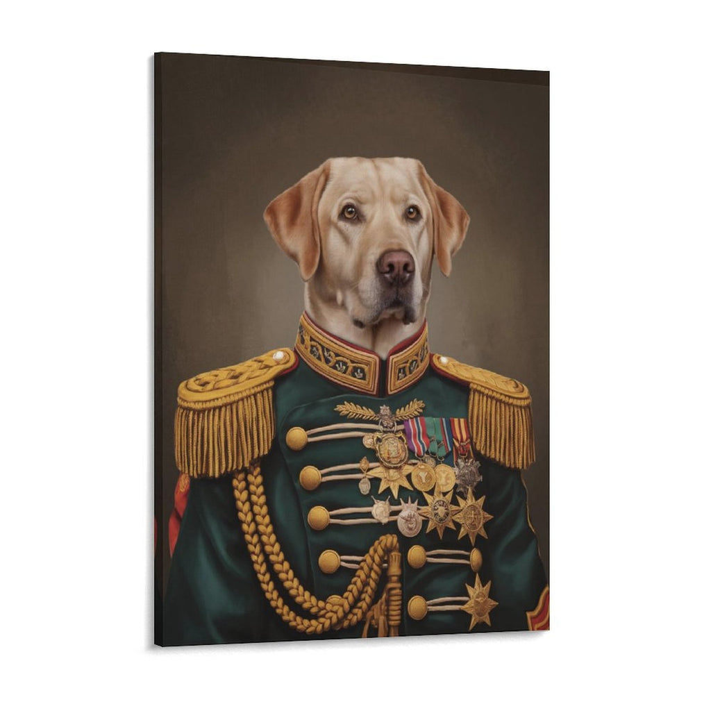 Five-Star General - Custom Pet Portrait With Your Photo
