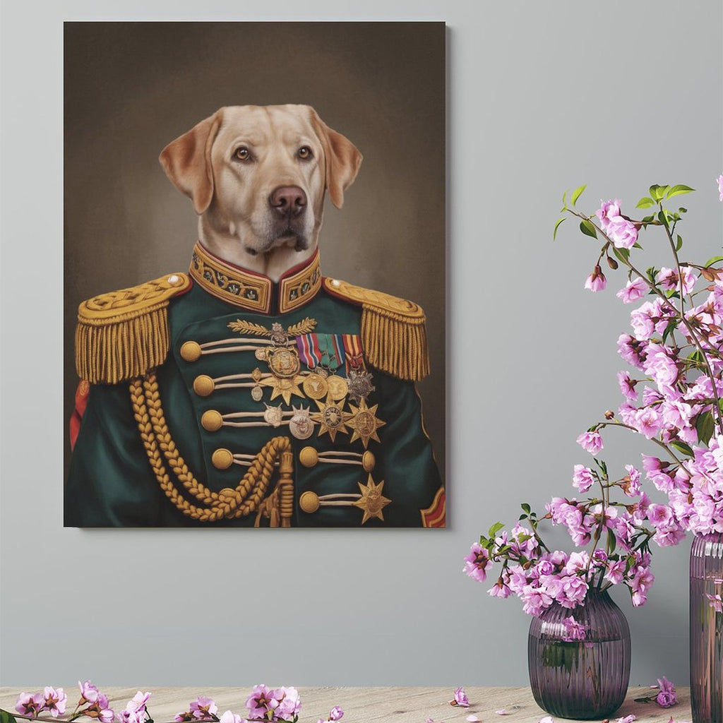 Five-Star General - Custom Pet Portrait With Your Photo