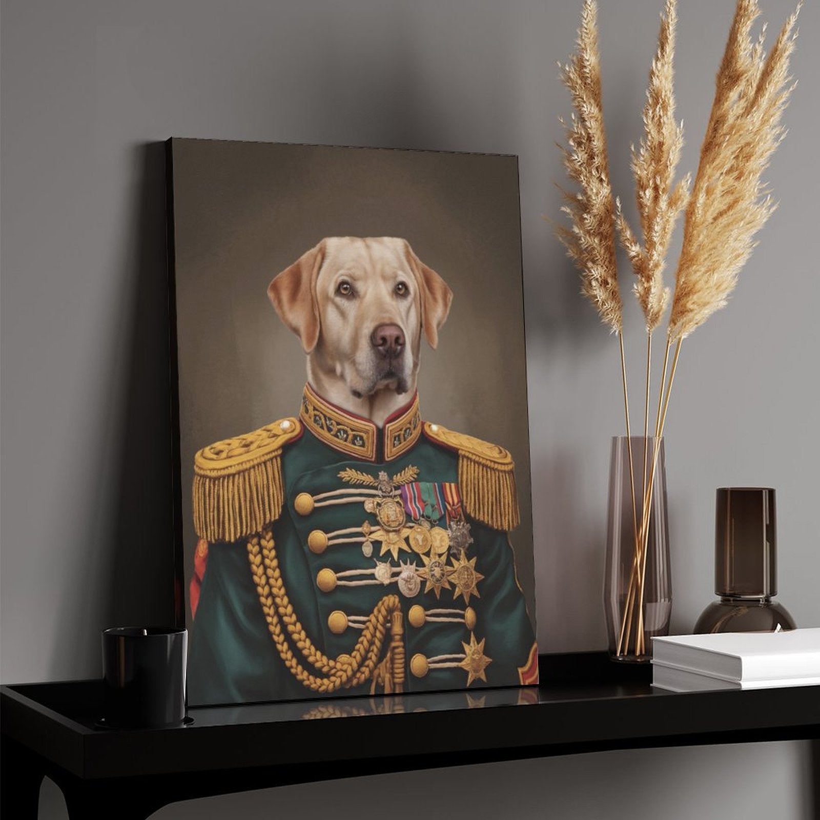 Five-Star General - Custom Pet Portrait With Your Photo