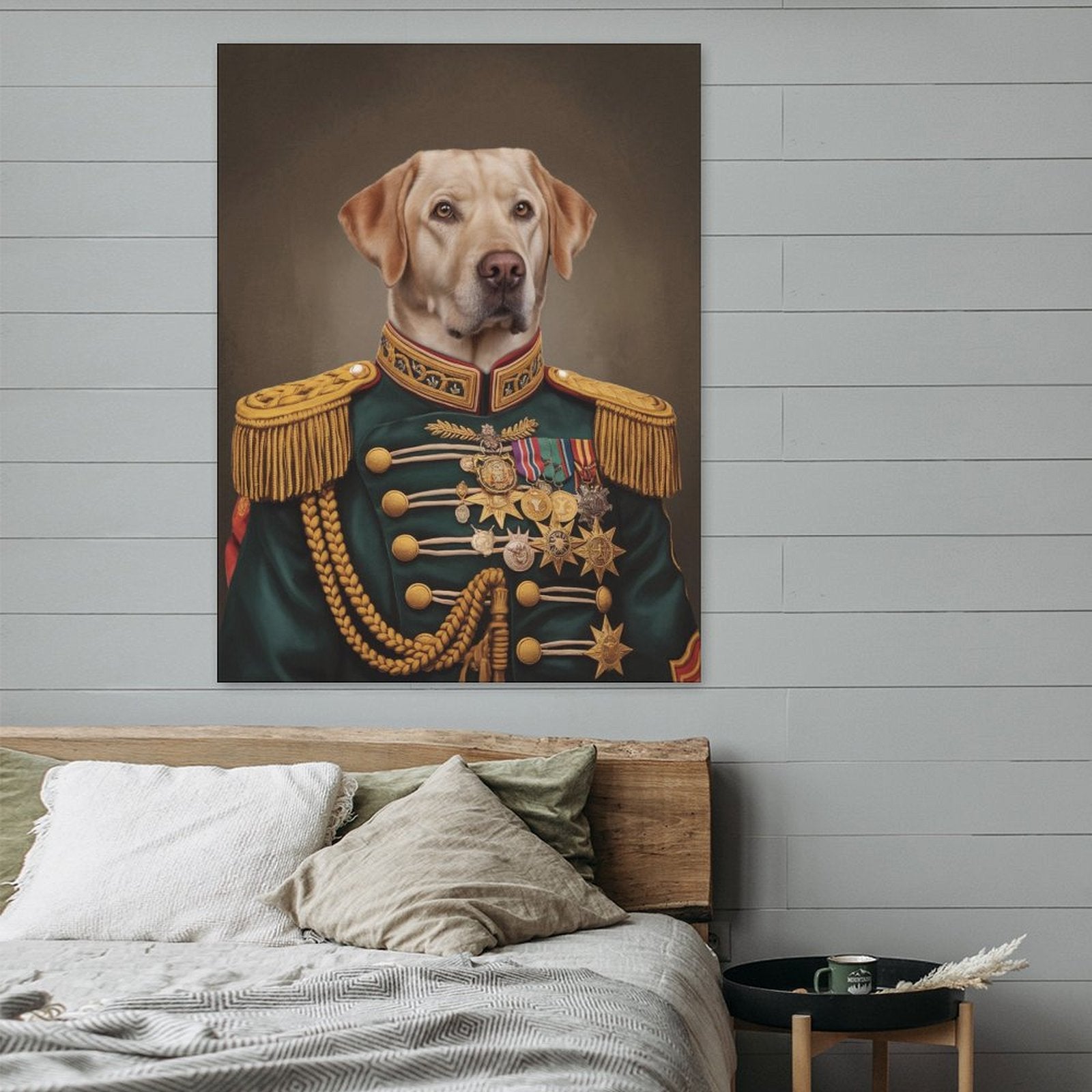 Five-Star General - Custom Pet Portrait With Your Photo