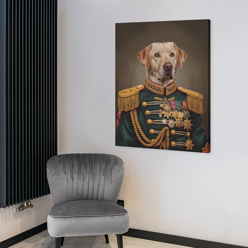 Five-Star General - Custom Pet Portrait With Your Photo