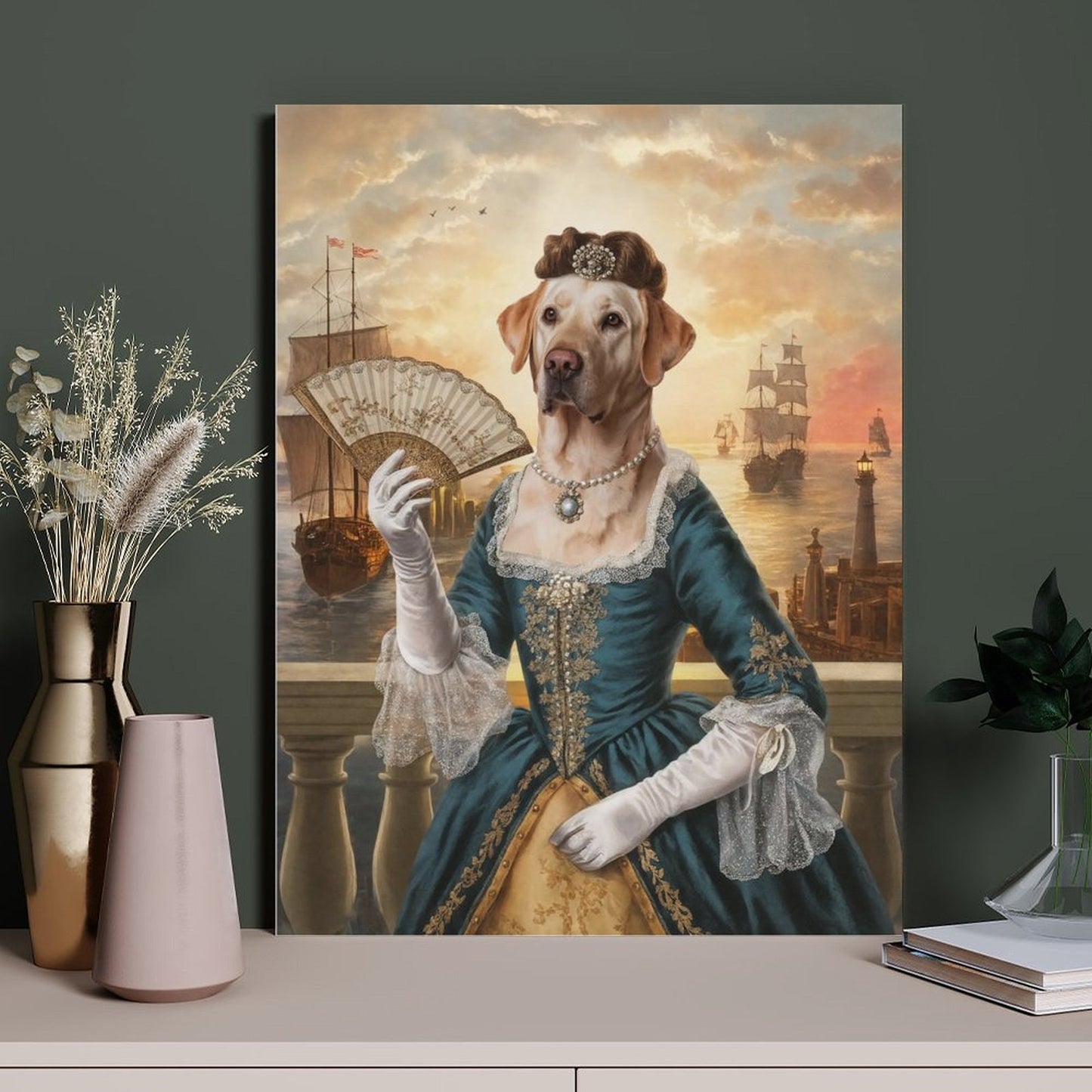 The General's Lady - Custom Pet Portrait With Your Photo
