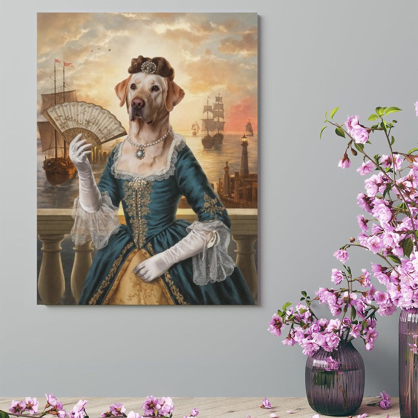 The General's Lady - Custom Pet Portrait With Your Photo