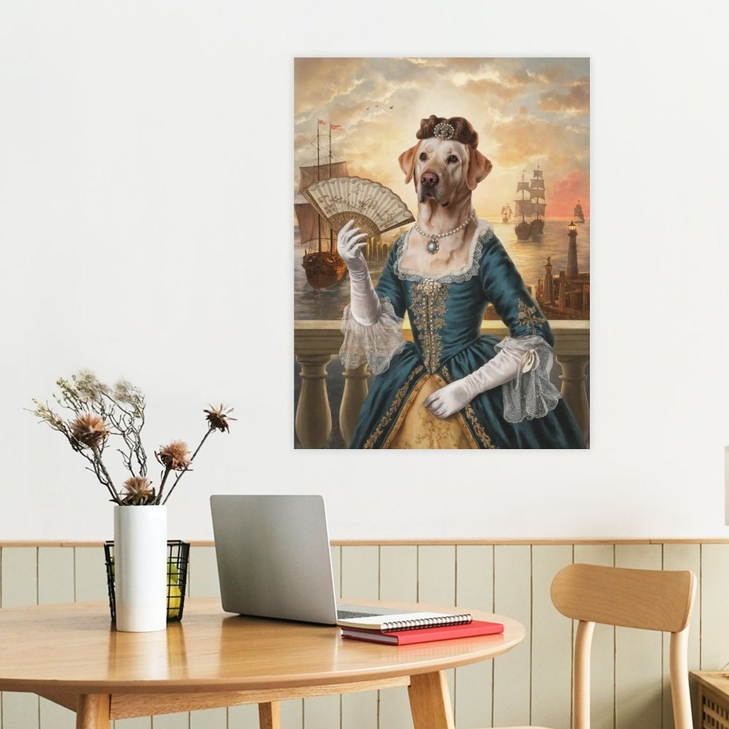The General's Lady - Custom Pet Portrait With Your Photo