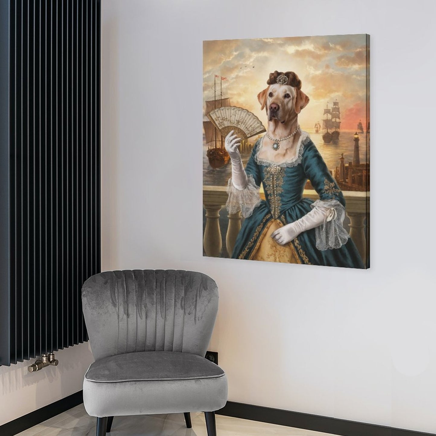 The General's Lady - Custom Pet Portrait With Your Photo