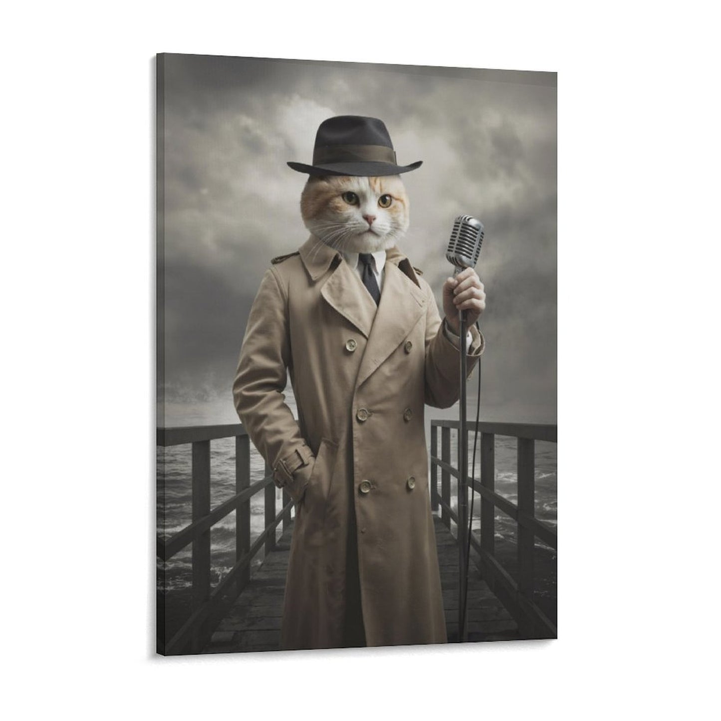 Jazz Singer - Custom Pet Portrait With Your Photo