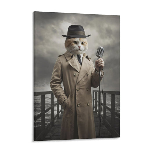 Jazz Singer - Custom Pet Portrait With Your Photo