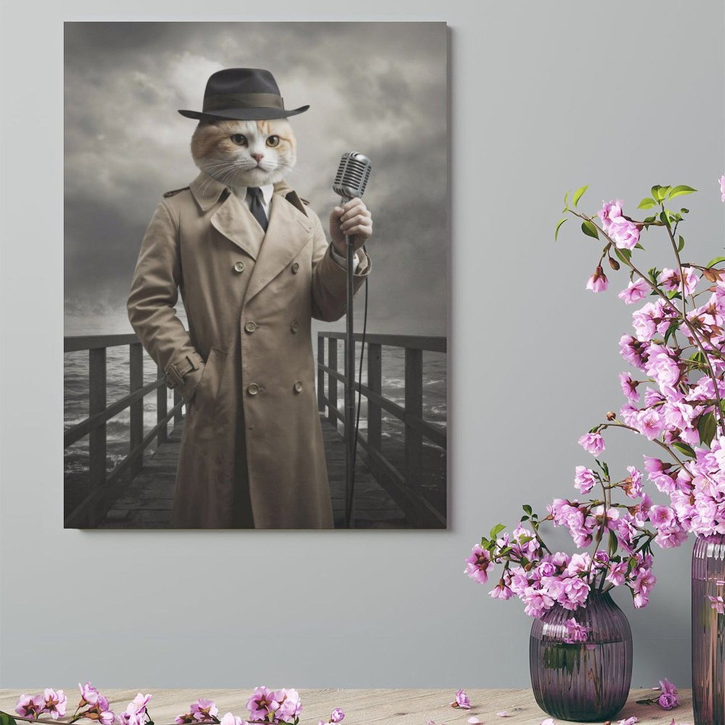 Jazz Singer - Custom Pet Portrait With Your Photo