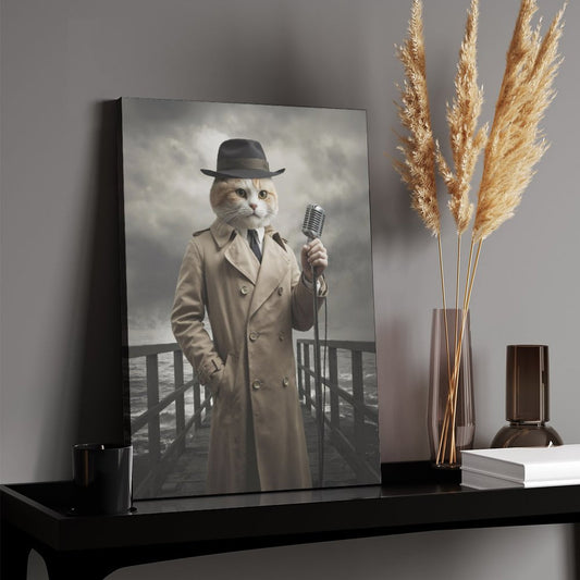 Jazz Singer - Custom Pet Portrait With Your Photo
