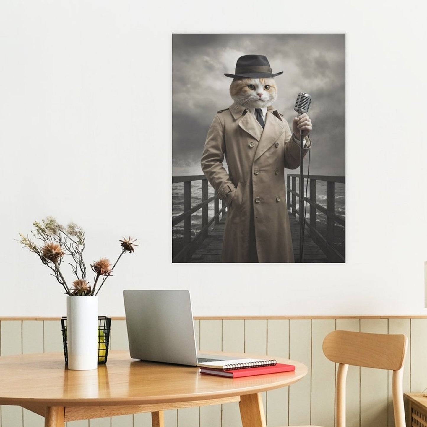 Jazz Singer - Custom Pet Portrait With Your Photo