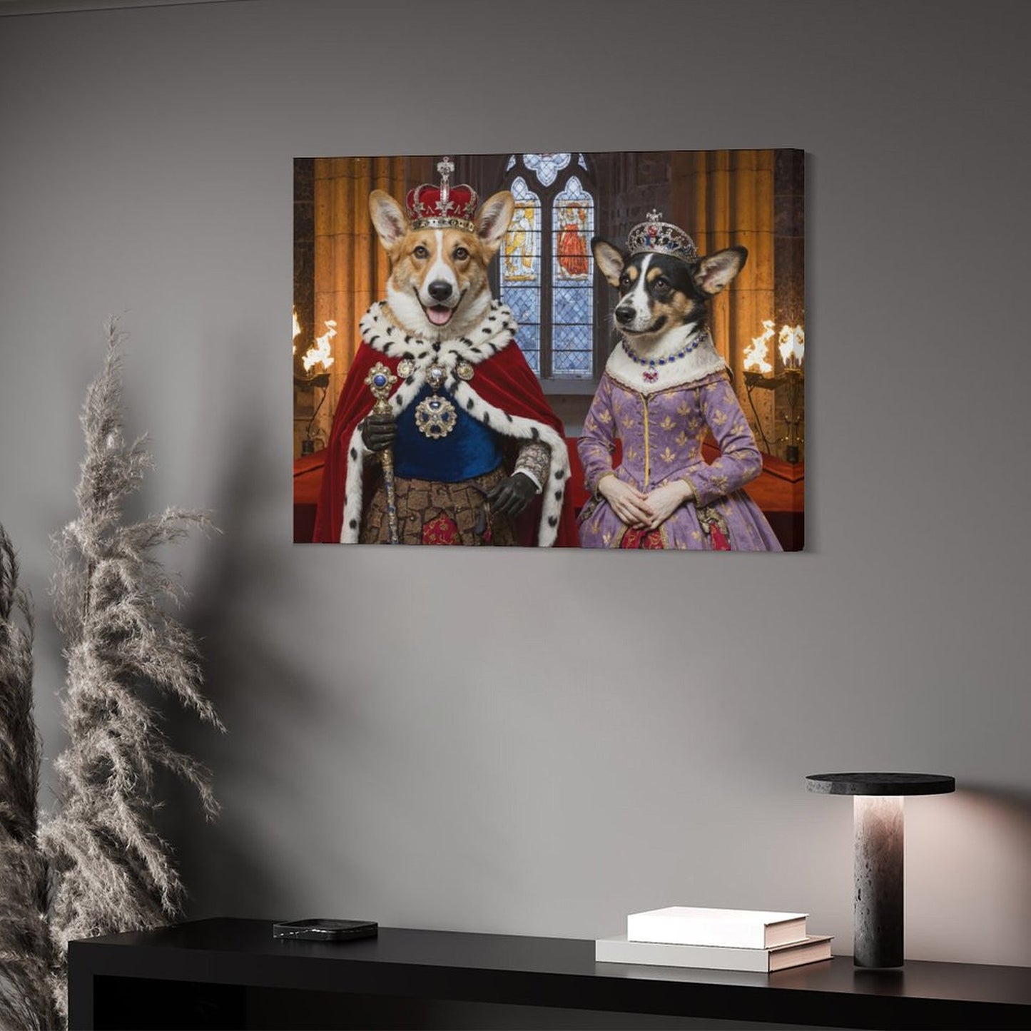 King & Queen - Custom Pet Portrait With Your Photo