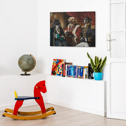 King & Queen & General - Custom Pet Portrait With Your Photo