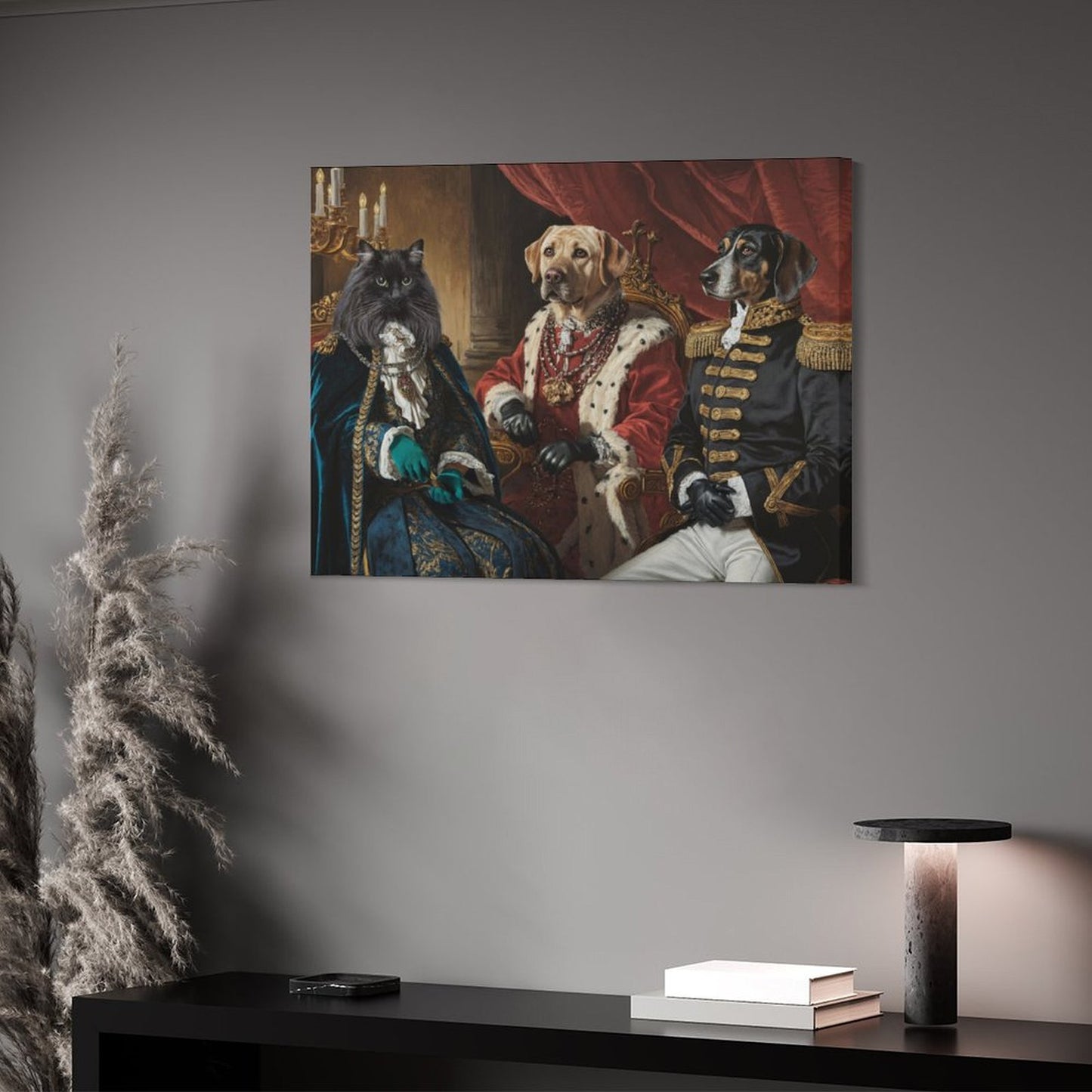 King & Queen & General - Custom Pet Portrait With Your Photo