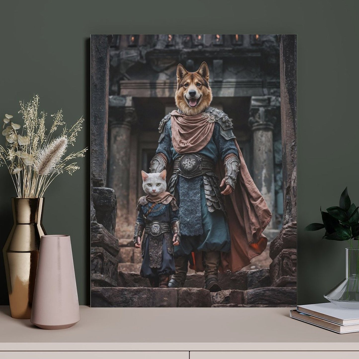 Knight & Son - Custom Pet Portrait With Your Photo