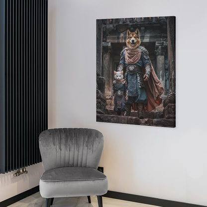 Knight & Son - Custom Pet Portrait With Your Photo