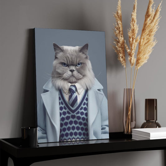 Magazine Editor - Custom Pet Portrait With Your Photo