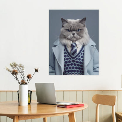 Magazine Editor - Custom Pet Portrait With Your Photo