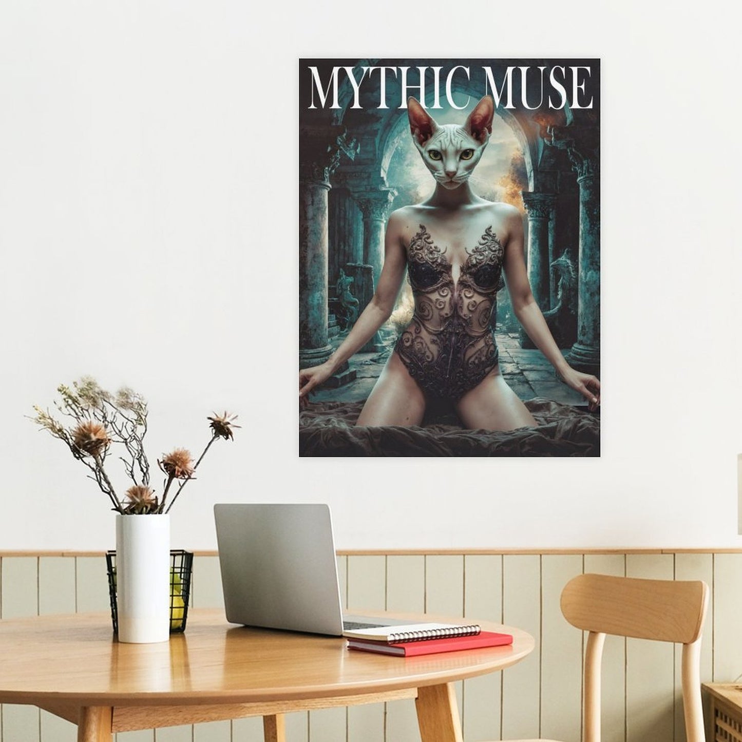Mythic Muse - Custom Pet Portrait With Your Photo