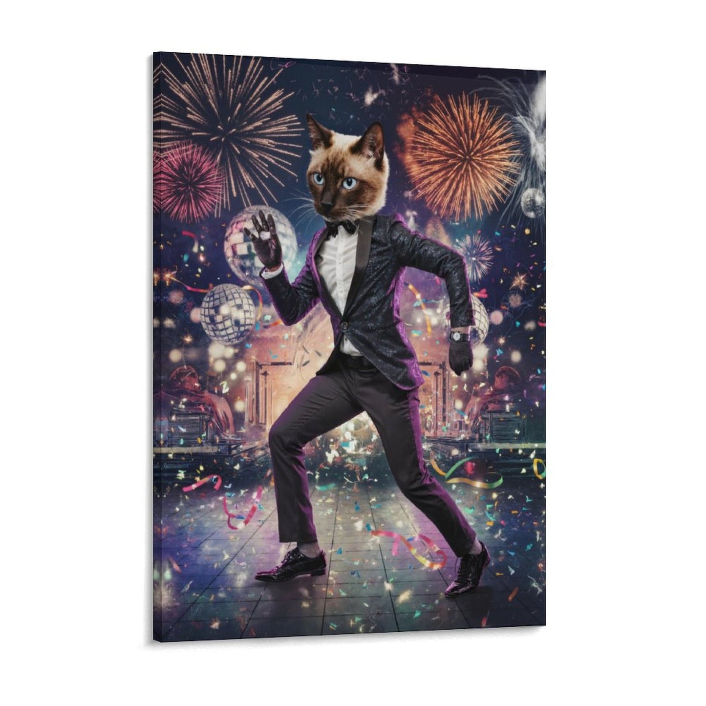 Party Dancer - Custom Pet Portrait With Your Photo