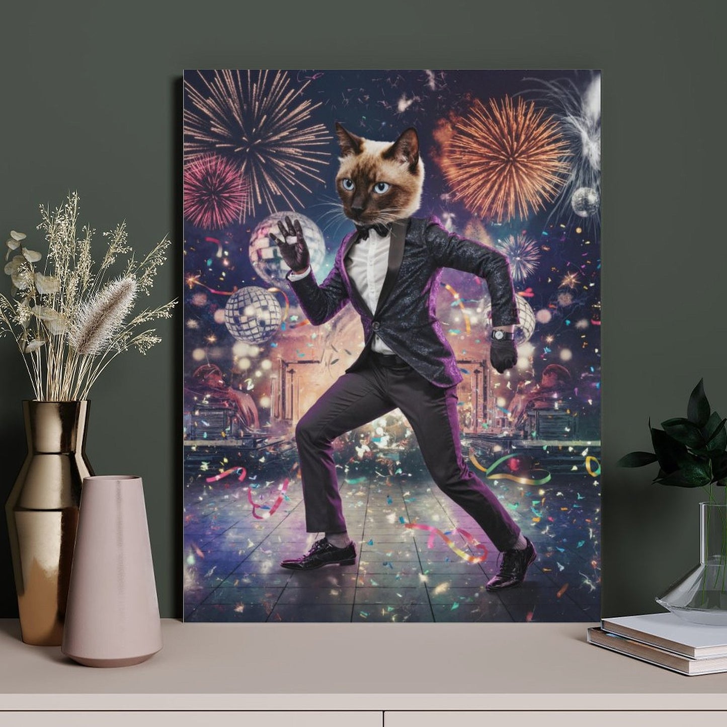 Party Dancer - Custom Pet Portrait With Your Photo