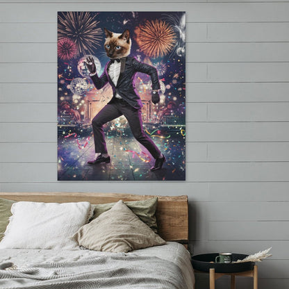 Party Dancer - Custom Pet Portrait With Your Photo