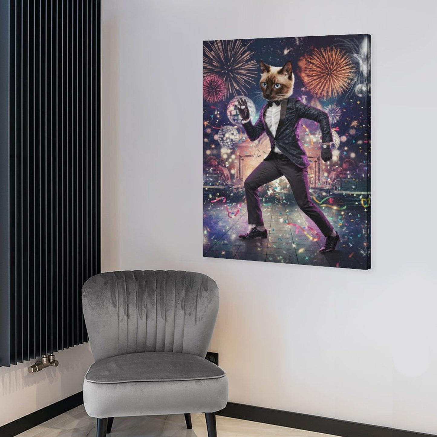 Party Dancer - Custom Pet Portrait With Your Photo