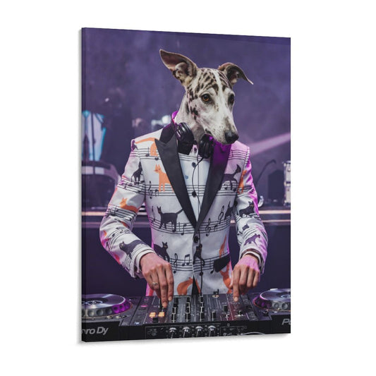 Party DJ - Custom Pet Portrait With Your Photo