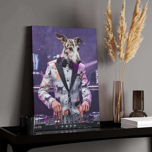 Party DJ - Custom Pet Portrait With Your Photo