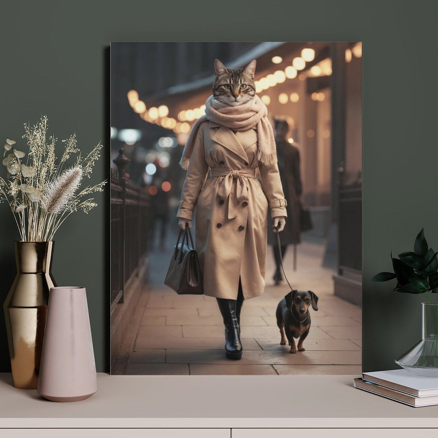 Pet Lovers - Custom Pet Portrait With Your Photo