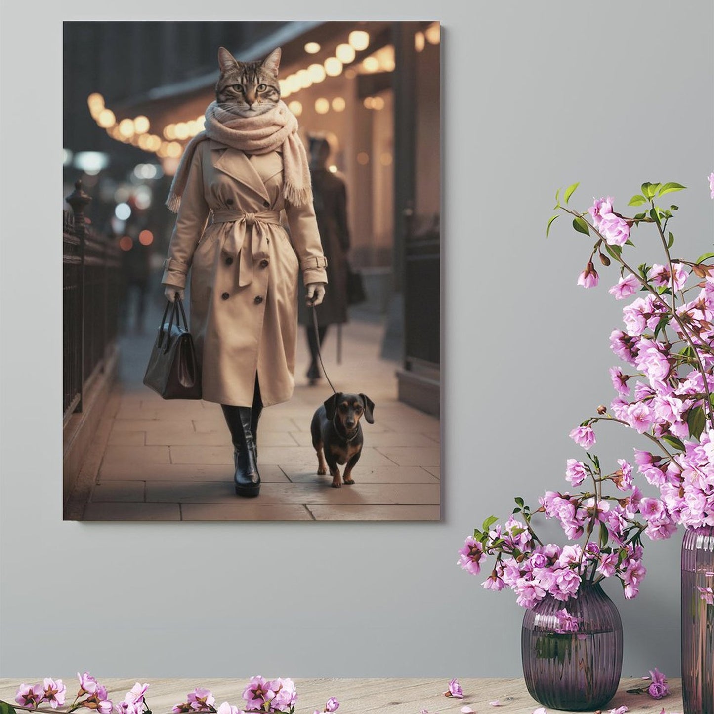 Pet Lovers - Custom Pet Portrait With Your Photo