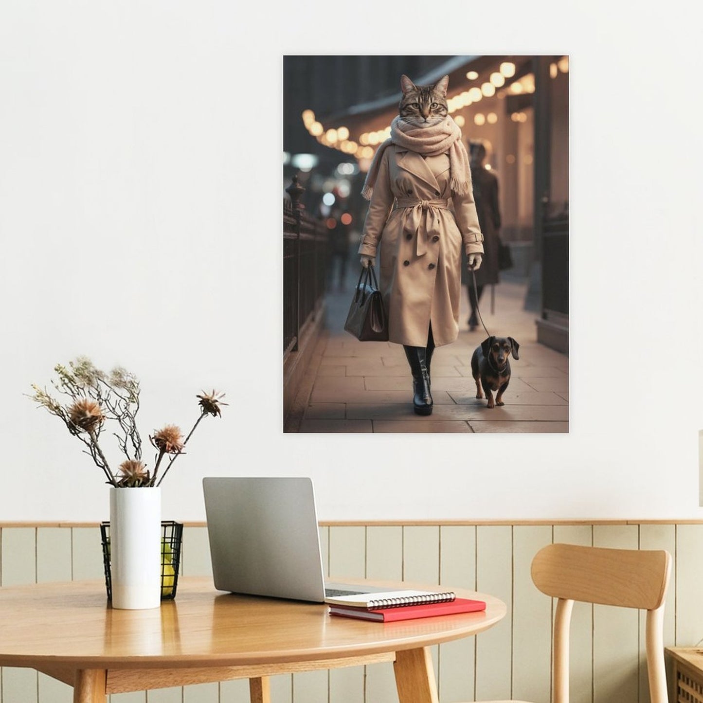 Pet Lovers - Custom Pet Portrait With Your Photo