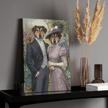 Prince & Princess - Custom Pet Portrait With Your Photo