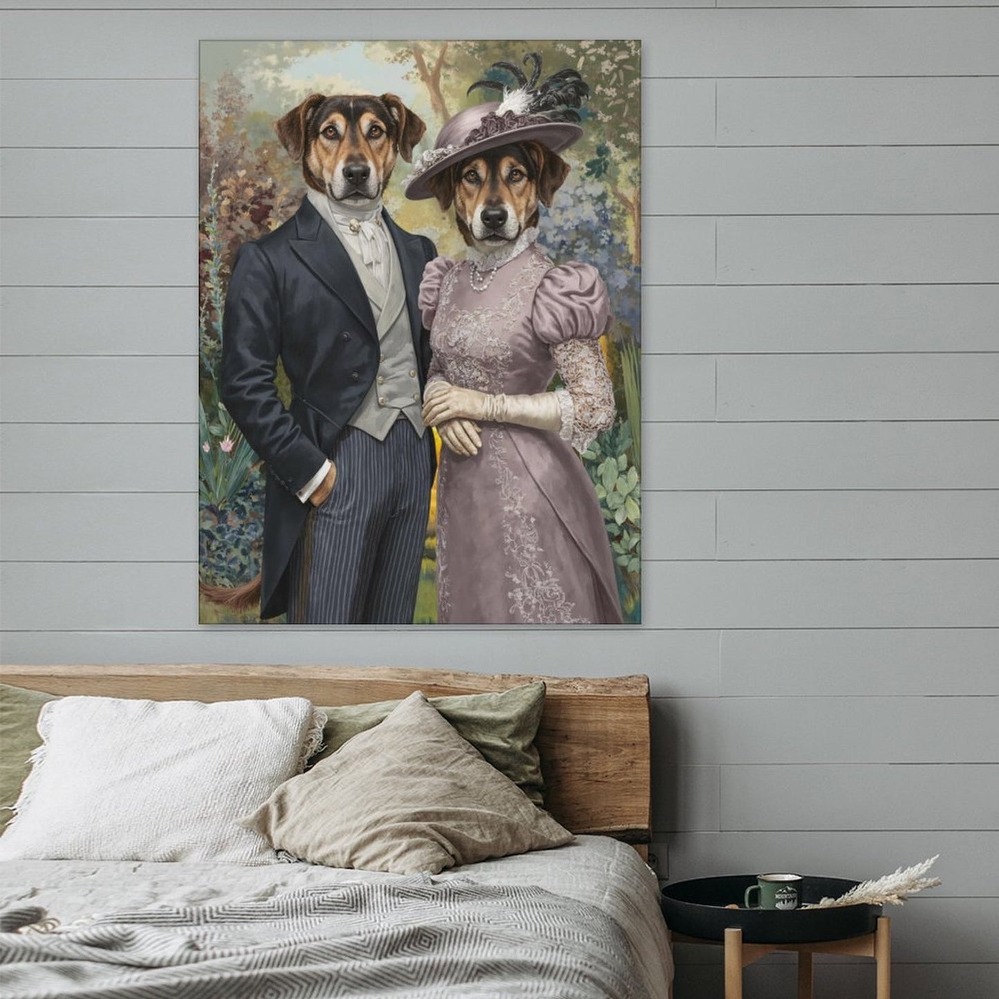 Prince & Princess - Custom Pet Portrait With Your Photo
