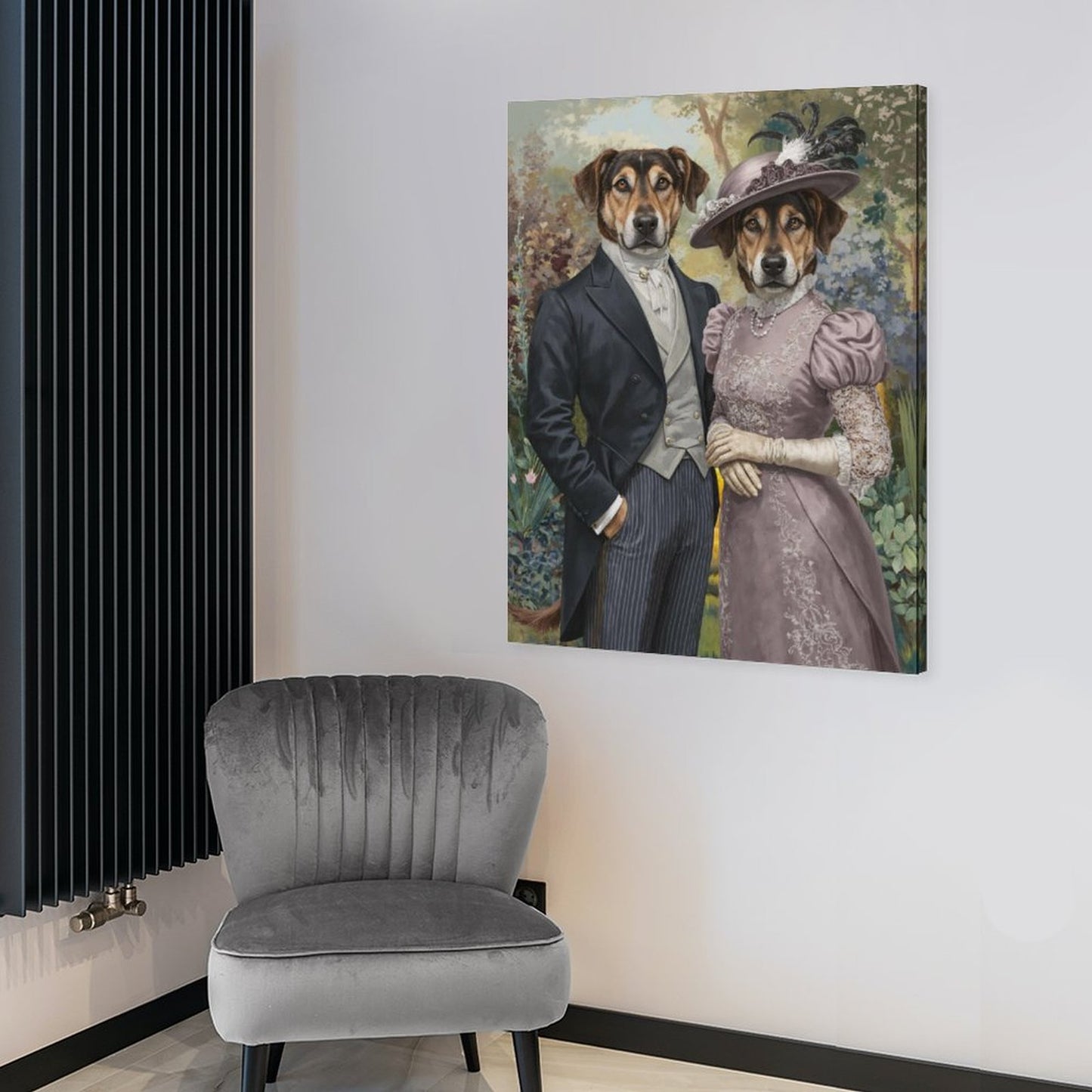 Prince & Princess - Custom Pet Portrait With Your Photo