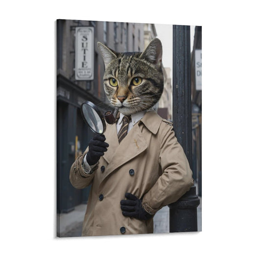 Private Investigator - Custom Pet Portrait With Your Photo