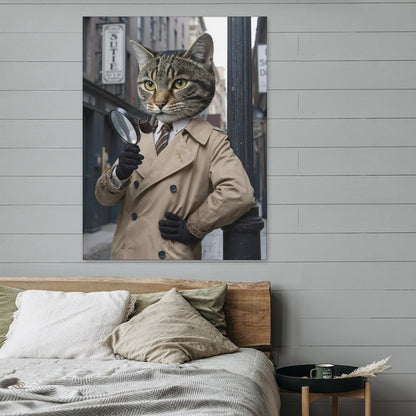 Private Investigator - Custom Pet Portrait With Your Photo