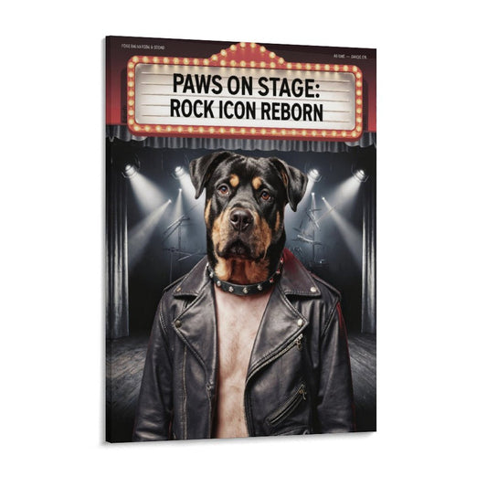 Rock Idol - Custom Pet Portrait With Your Photo