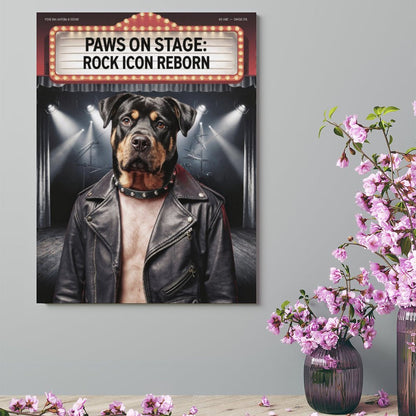 Rock Idol - Custom Pet Portrait With Your Photo