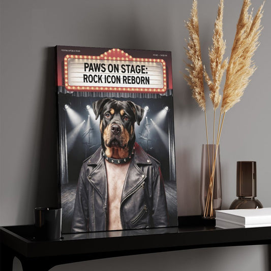 Rock Idol - Custom Pet Portrait With Your Photo