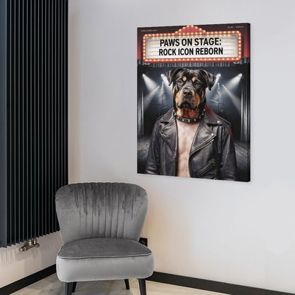 Rock Idol - Custom Pet Portrait With Your Photo