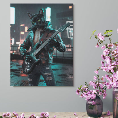 Rock Singer - Custom Pet Portrait With Your Photo