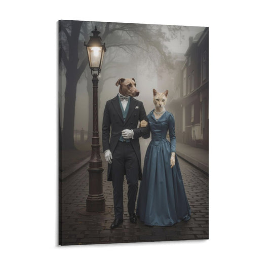 Romantic Partner - Custom Pet Portrait With Your Photo