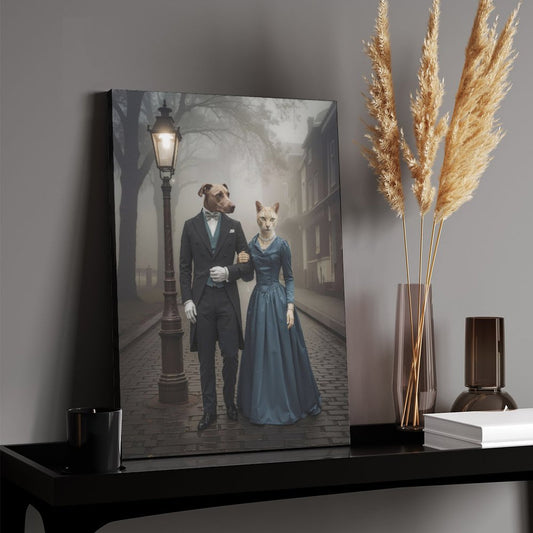 Romantic Partner - Custom Pet Portrait With Your Photo